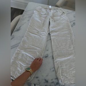 Light Gray Linen Pants